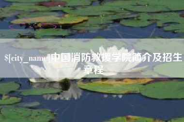 香港中国消防救援学院简介及招生章程