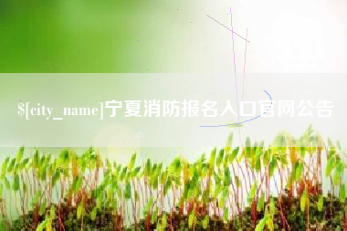 香港宁夏消防报名入口官网公告
