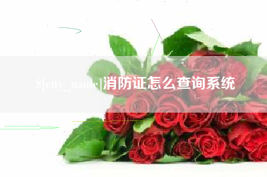 香港消防证怎么查询系统