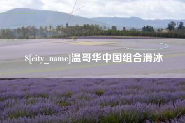 香港温哥华中国组合滑冰
