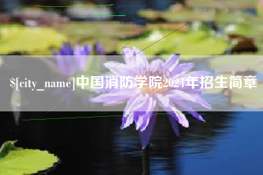 香港中国消防学院2024年招生简章