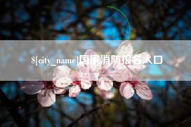 香港国家消防报名入口