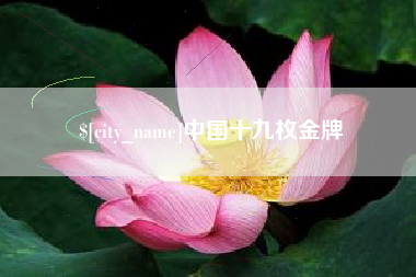 香港中国十九枚金牌