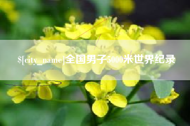 香港全国男子5000米世界纪录