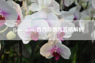 香港西方命数九宫格解析