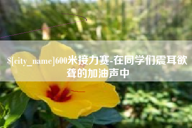 香港600米接力赛-在同学们震耳欲聋的加油声中