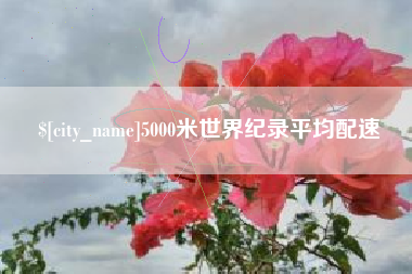 香港5000米世界纪录平均配速
