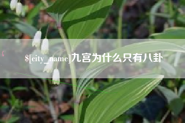 香港九宫为什么只有八卦