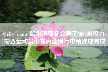 香港哈尔滨亚冬会男子5000米接力-需要运动员们在高速滑行中精准地完成
