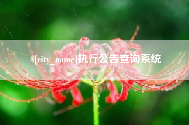 香港执行公告查询系统