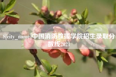 香港中国消防救援学院招生录取分数线2021