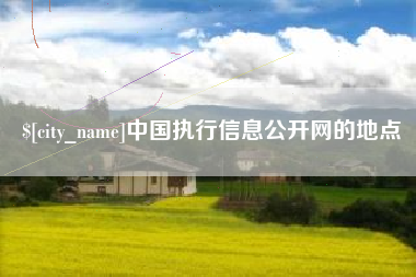 香港中国执行信息公开网的地点