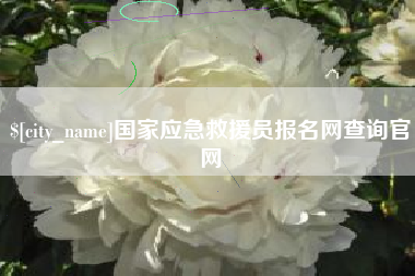 香港国家应急救援员报名网查询官网