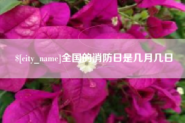 香港全国的消防日是几月几日